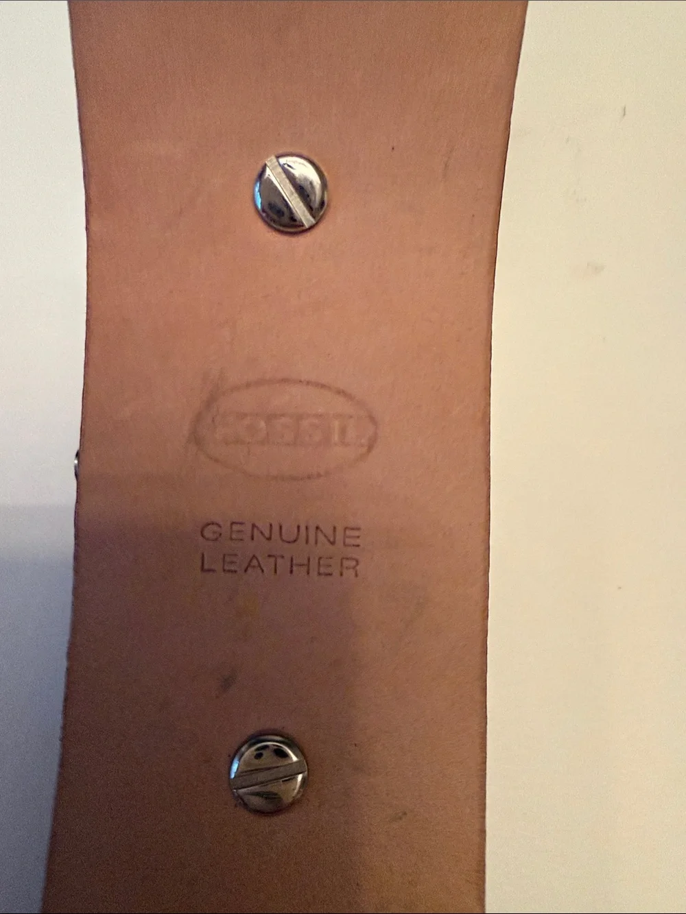 Fossil Brown Leather Wide Cuff Watch with Silver Case - Picture 4 of 4